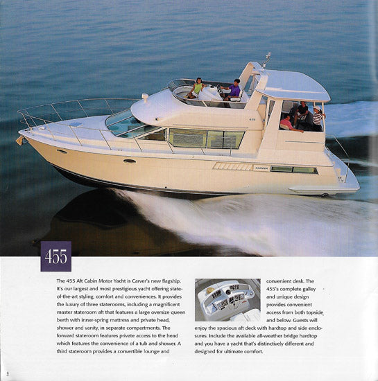 Carver 1996 Oversize Brochure