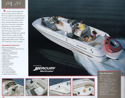 Glastron 2003 Brochure