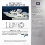 Carver 500 Cockpit Motor Yacht Brochure