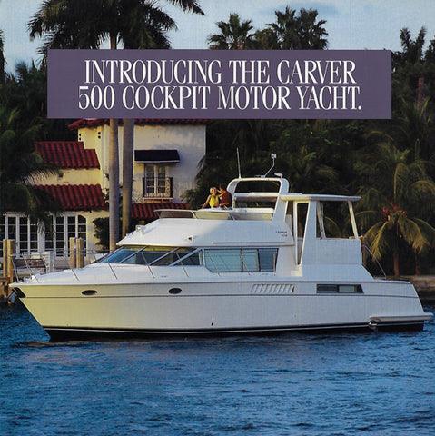 Carver 500 Cockpit Motor Yacht Brochure