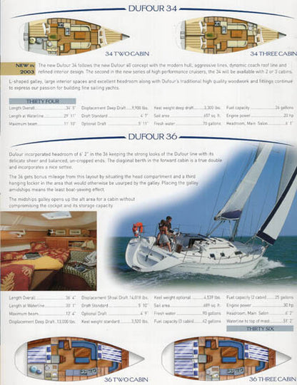 Dufour 2003 Brochure