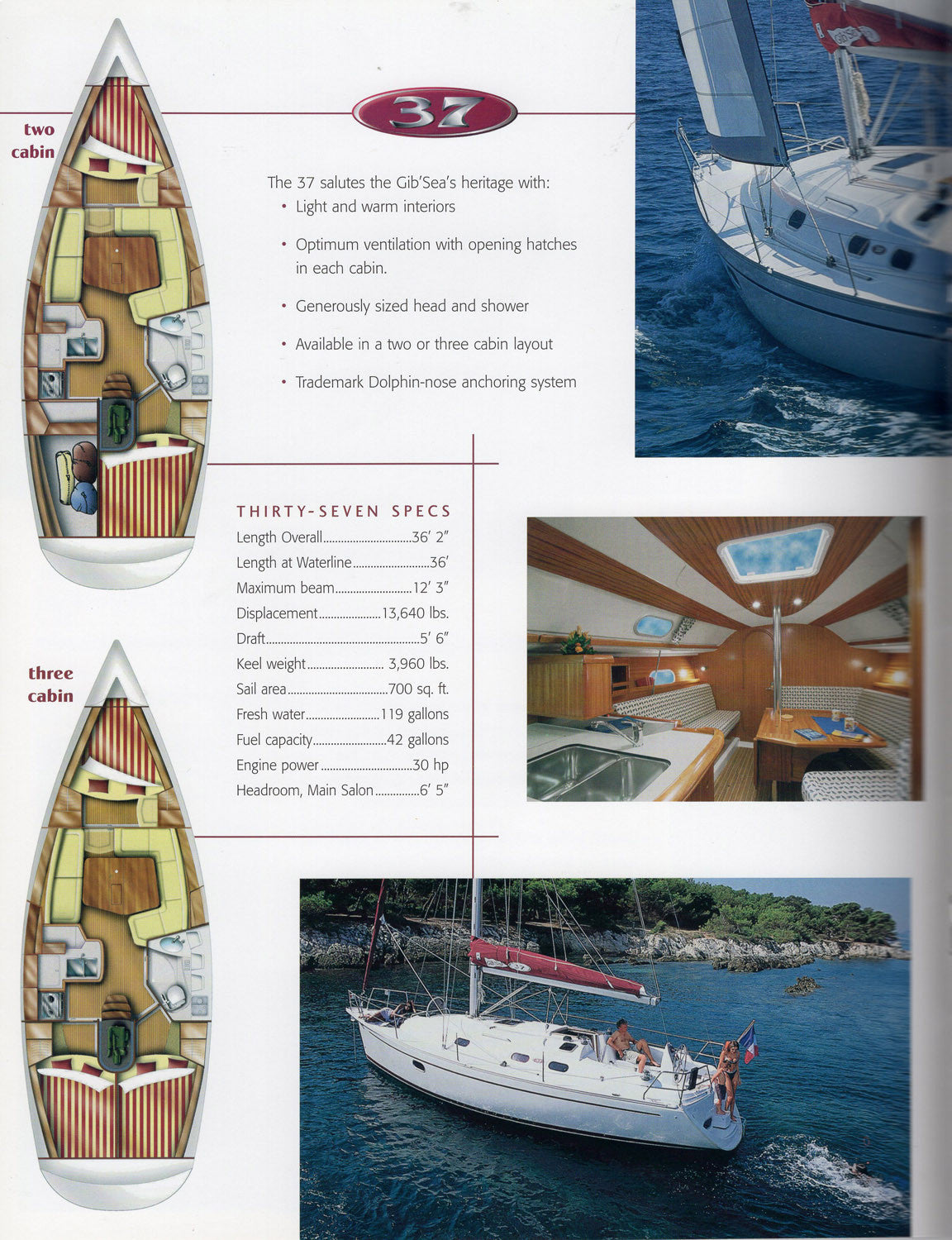 Dufour 2002 Gib'Sea  Brochure
