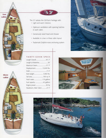 Dufour 2002 Gib'Sea  Brochure