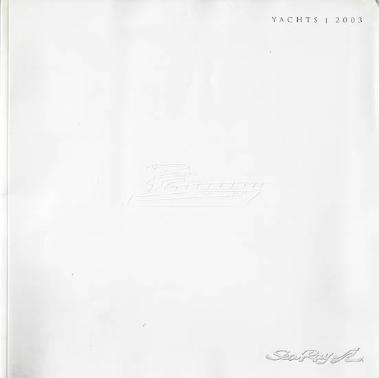 Sea Ray 2003 Yachts Brochure