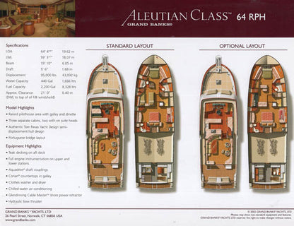 Grand Banks Aleutian 64 Brochure