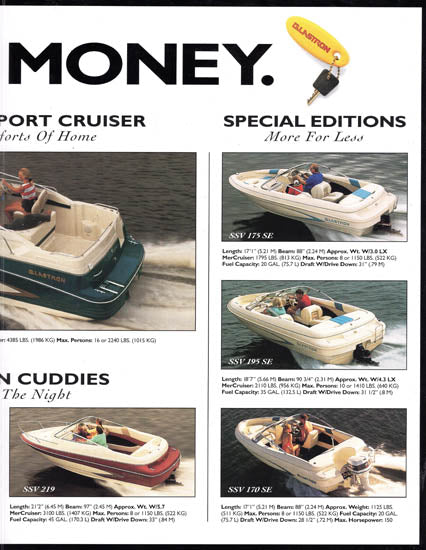Glastron 1995 Abbreviated Brochure