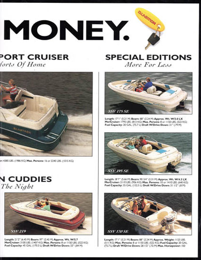 Glastron 1995 Abbreviated Brochure
