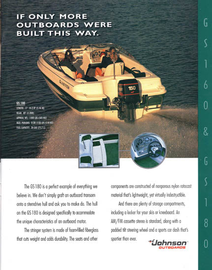 Glastron 1996 Brochure