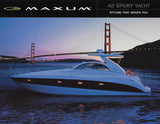 Maxum 42SCR Sport Yacht Brochure