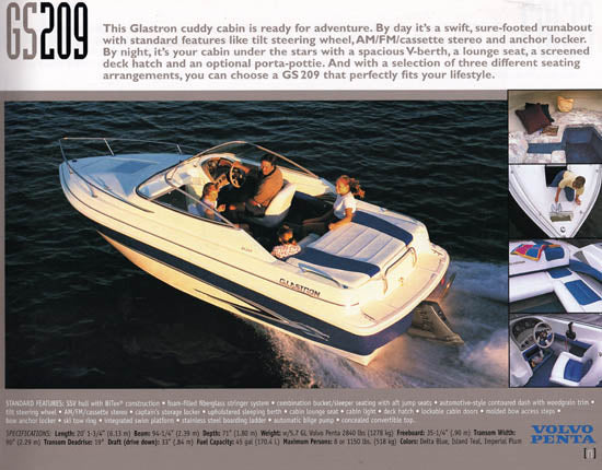 Glastron 1997 Brochure
