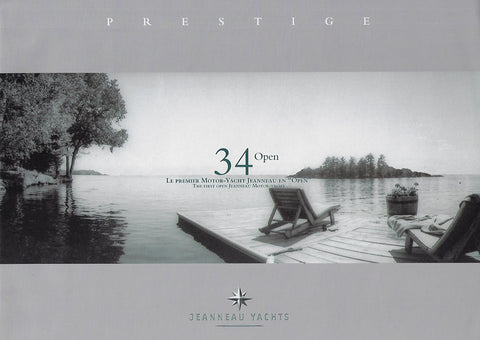 Jeanneau Prestige 34 Open Preliminary Brochure