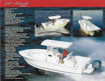 Palmetto 2002 Custom Brochure