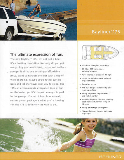 Bayliner 175 Brochure