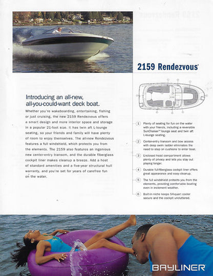 Bayliner 2159 Rendezvous Brochure