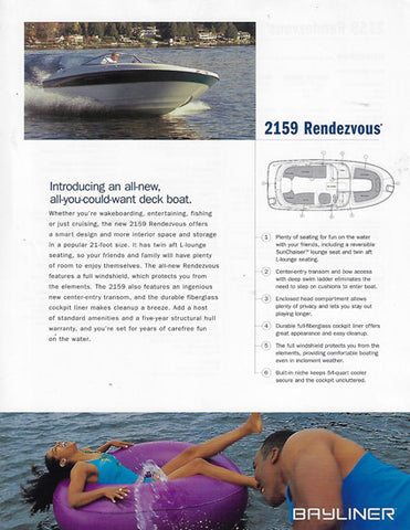 Bayliner 2159 Rendezvous Brochure