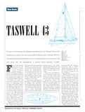 Taswell 43 Yachting Magazine Reprint Brochure