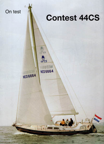 Contest 44CS Yachting World Magazine Reprint Brochure