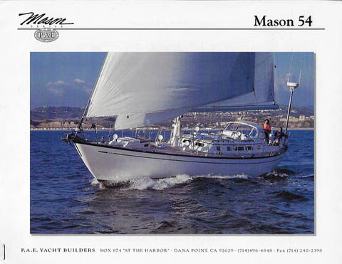 Mason 54 Brochure