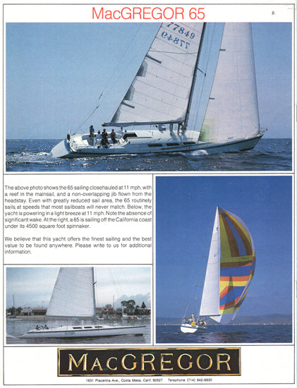 MacGregor 1980s Brochure