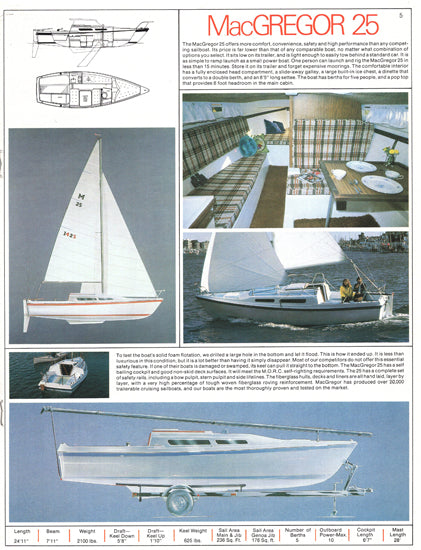 MacGregor 1980s Brochure