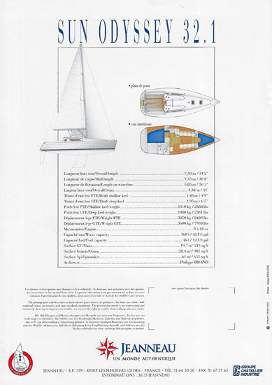 Jeanneau Sun Odyssey 32.1 Brochure