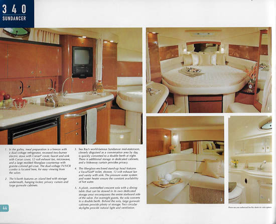 Sea Ray 2003 Sport Cruisers Brochure