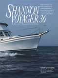 Shannon Voyager 36 Yachting Magazine Reprint Brochure