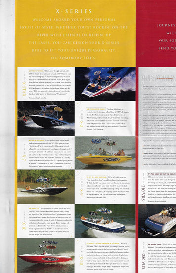 Mastercraft 2003 Poster Brochure