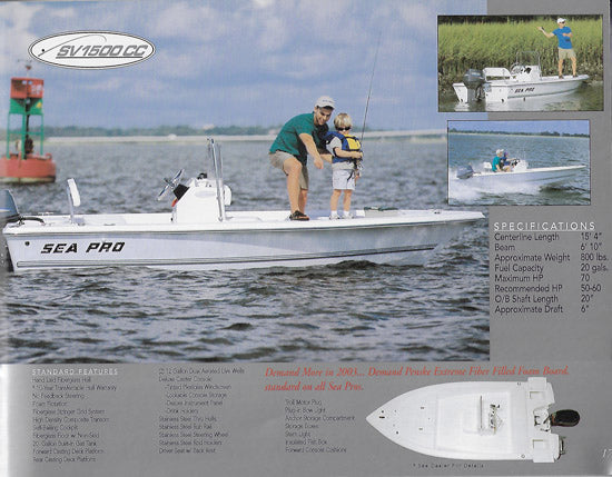 Sea Pro 2003 Brochure – SailInfo I boatbrochure.com