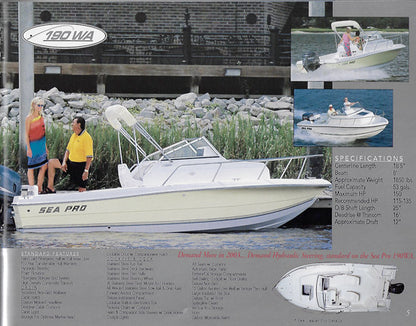 Sea Pro 2003 Brochure