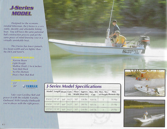 Carolina Skiff 2002 Brochure