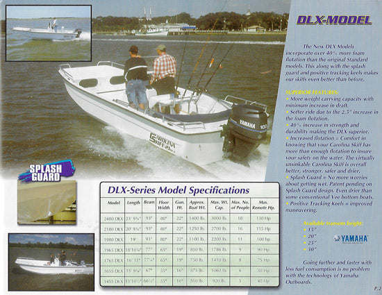 Carolina Skiff 2002 Brochure