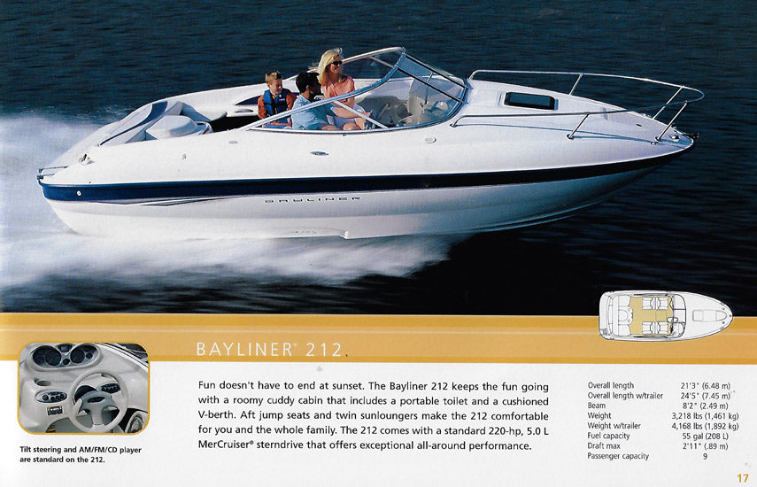 Bayliner 2003 Brochure
