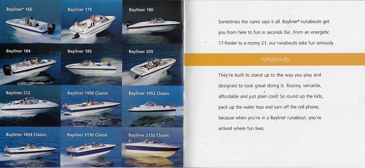 Bayliner 2003 Mini Brochure