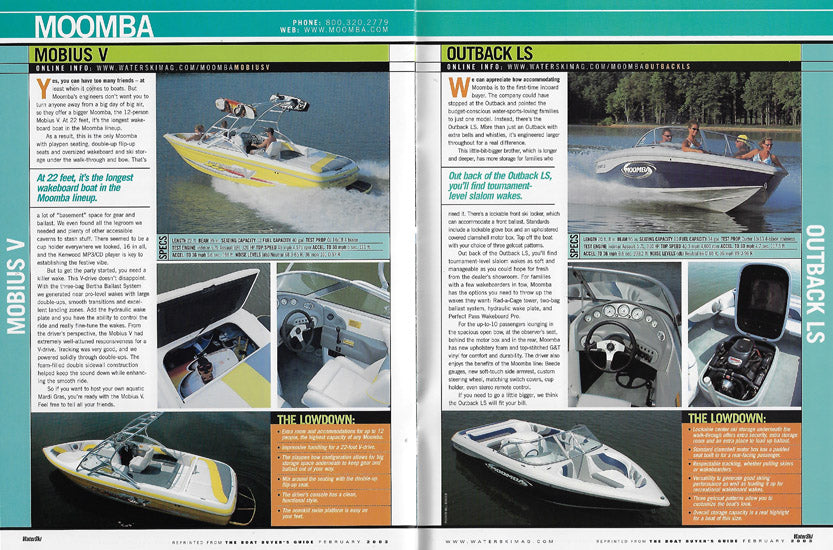 Moomba 2003 Waterski Magazine Reprint