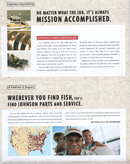 Johnson 2003 Outboard Mini Brochure