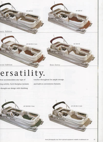 Aqua Patio 2004 Pontoon Brochure
