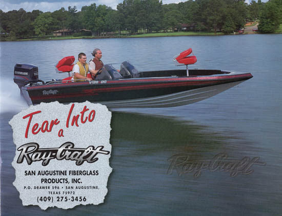 Ray-Craft 1992 Bass Boat Brochure