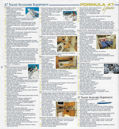 Formula 47 Yacht Brochure