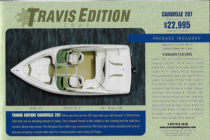 Caravelle 2003 Travis Edition Brochure
