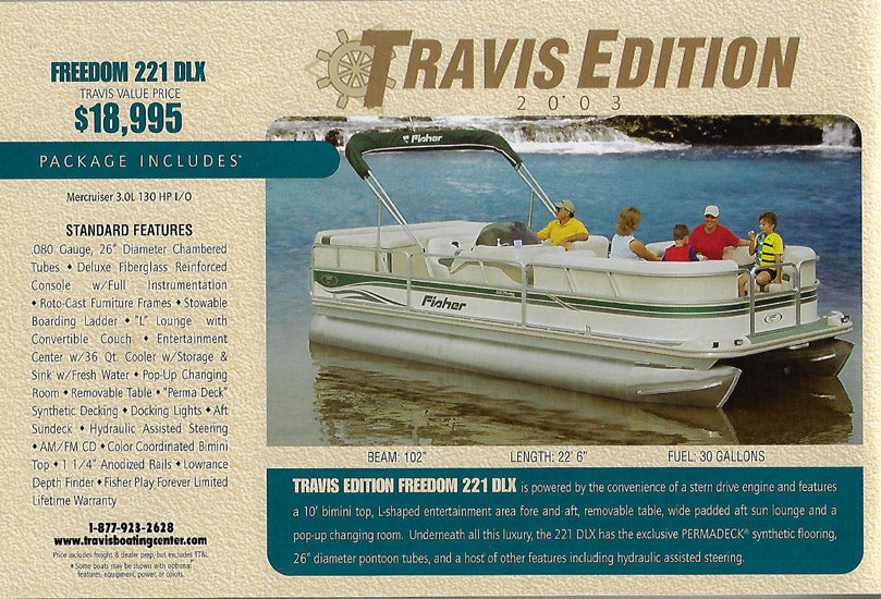 Fisher 2003 Travis Edition Brochure