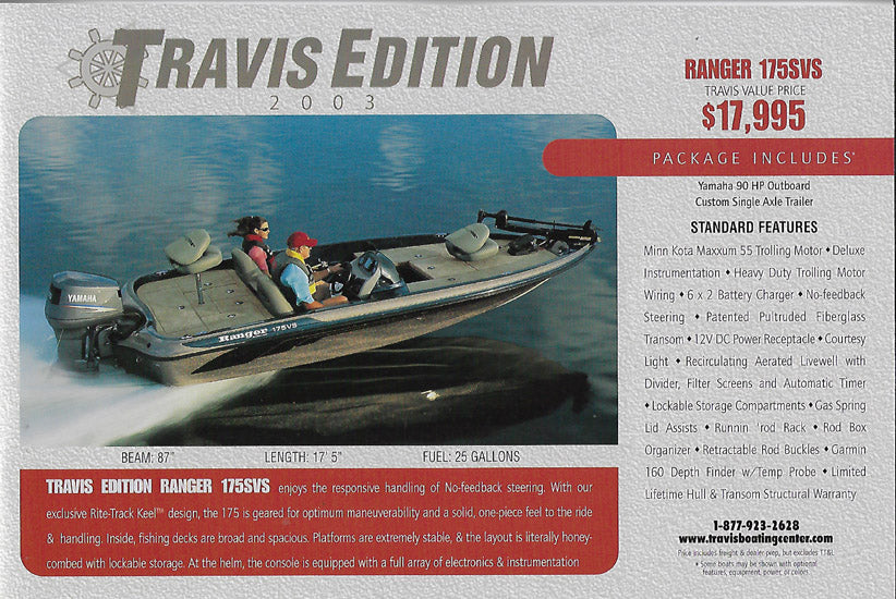 Ranger 2003 Travis Edition Brochure