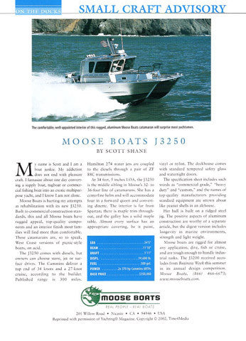 Ironwind 2003 Moose Boat Brochure Package