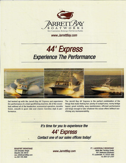 Jarrett Bay 44 Express Brochure