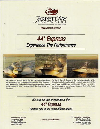 Jarrett Bay 44 Express Brochure