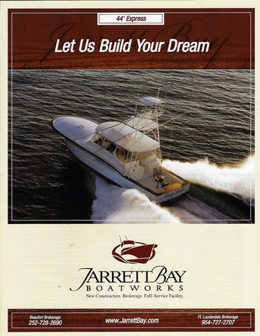 Jarrett Bay 44 Express Brochure