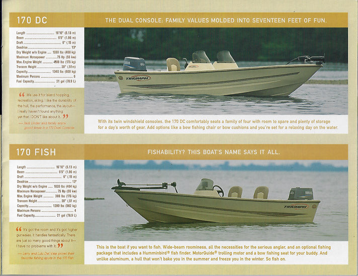 Triumph 2003 Brochure