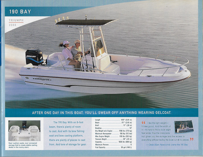 Triumph 2003 Brochure