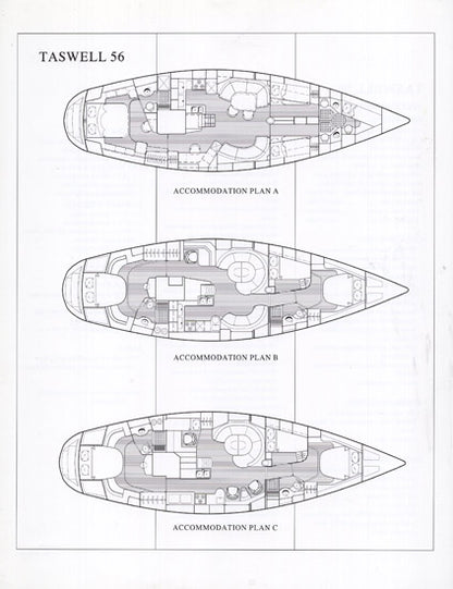 Taswell 56 Specification Brochure