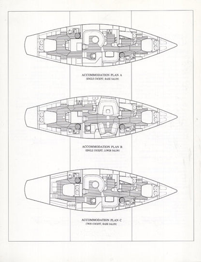 Taswell 60 All Season Specification Brochure